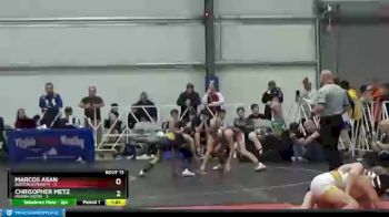 84 lbs Round 5 (6 Team) - Marcos Asan, Buxton Intensity vs Chrisopher Metz, Minion Green