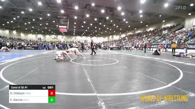 125 lbs Consi Of 32 #1 - Dustin Otteson, Tonopah Jr. Wrestling vs Elias Garcia, Calaveras