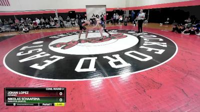 175 lbs Cons. Round 2 - Johan Lopez, McHENRY vs Nikolas Schaafsma, Wheaton (NORTH)