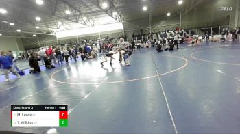 144 lbs Cons. Round 3 - Tyrin Wilkins, Ridgeline vs Michael Lewis, Stallions Wrestling Club