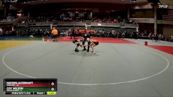 70 lbs Finals (8 Team) - Hayden Altermatt, Wabasso vs Coy Wilson, Grand Rapids