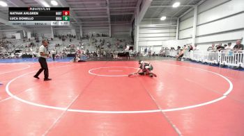 100 lbs Rr Rnd 1 - Nathan Ahlgren, North Carolina National Team Blue vs Luca Donello, Broad Axe Green