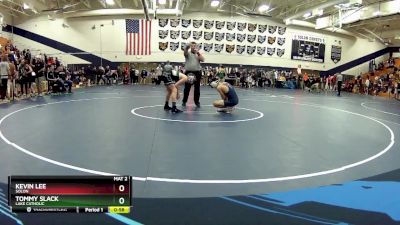 113 lbs Cons. Round 4 - Tommy Slack, Lake Catholic vs Kevin Lee, Solon