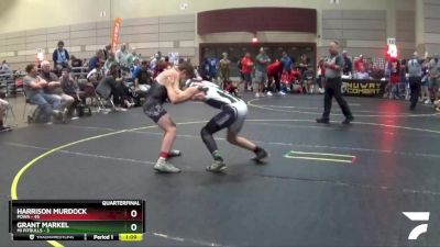 125 lbs Quarterfinals (8 Team) - Harrison Murdock, POWA vs Grant Markel, Mi Pitbulls