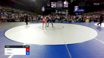 113 lbs Cons 64 #2 - Landon Walker, South Dakota vs Jake Falder, Missouri