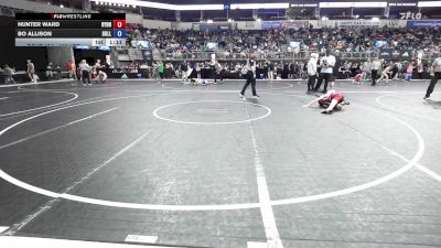 100 lbs Round Of 16 - Hunter Ward, Ryhno Academy Of Wrestling vs Bo Allison, Bulls WC
