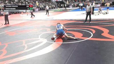 Quarterfinal - Zach Masek, Lincoln East vs Jaxsen Draves, Grand Island