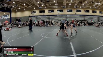 100 lbs Round 1 (8 Team) - Mason Schlaht, Rough House vs Jon Comes, Crossroads Wrestling