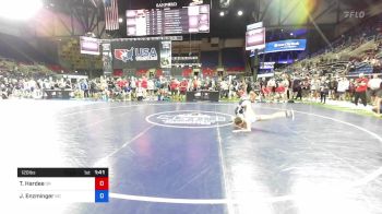 120 lbs Cons 64 #1 - Tytus Hardee, Oregon vs Joey Enzminger, North Dakota