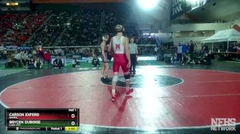 5A 138 lbs Champ. Round 1 - Carson Exferd, Nampa vs Brycen Duboise, Lake City