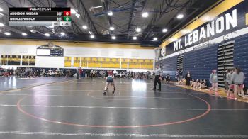 118 lbs Round Of 16 - Addison Jordan, Southmoreland vs Brin Zehmisch, Butler