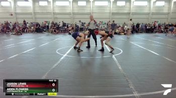 130 lbs Round 5 (6 Team) - Jaxson Lewis, The Wrestling Mill vs Aiden Flowers, Contenders Blue