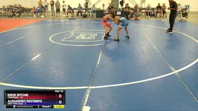 92 lbs Semis & 1st Wrestleback (8 Team) - KNOX RITCHIE, Tennessee vs Alesandro Restrepo, New York Blue