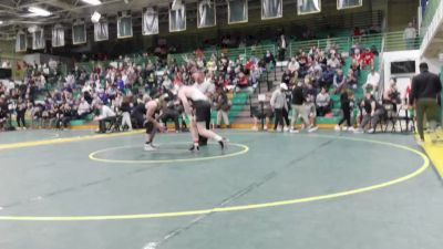 190 lbs Champ. Round 2 - Aiden Kohrs, Dublin Jerome vs Budder Manley, River Valley (bidwell)