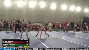 129 lbs Cons. Round 1 - Hyatt Yeager, Center Grove WC vs Harris Meekhof, Ares