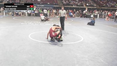 D 1 120 lbs Cons. Round 3 - Isaac Nguyen, Dutchtown vs Ethan Taylor, Destrehan