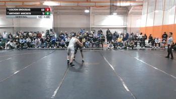 125 lbs Semifinal - Colton Drousias, Glenville State vs Anthony Aniciete, Tiffin