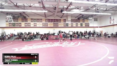 165 lbs Cons. Round 1 - Robin Oxlaj, Santa Rosa Junior College vs Trent Forbes, Fresno City