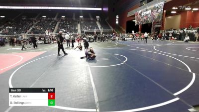 120 lbs Rr Rnd 3 - Trevor Keller, Laurel Matburners vs Dominic Rollings, Wrecking Crew