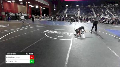 109 lbs Consi Of 8 #2 - Oliver Barbour, Cowboy Kids WC vs Reid Zadra, Athlos Wrestling