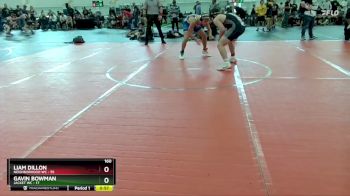 160 lbs Round 2 (10 Team) - Liam Dillon, Neighborhood WC vs Gavin Bowman, Jacket WC