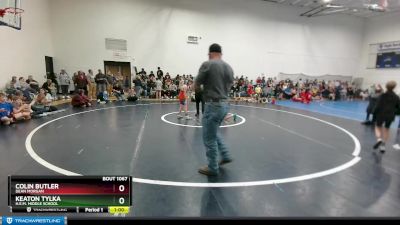 90-91 lbs Round 2 - Colin Butler, Dean Morgan vs Keaton Tylka, H.E.M. Middle School