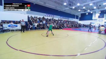 126 lbs Champ. Round 1 - Aden Arista, Lakeside vs Carson Gonzalez, Murrieta Valley