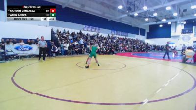 126 lbs Champ. Round 1 - Aden Arista, Lakeside vs Carson Gonzalez, Murrieta Valley