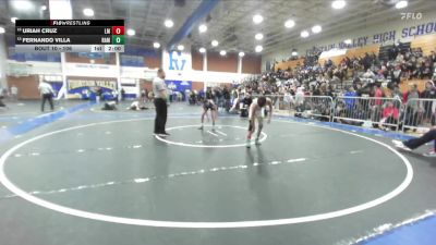 106 lbs Champ. Round 1 - Fernando Villa, Ramona vs Uriah Cruz, La Mirada