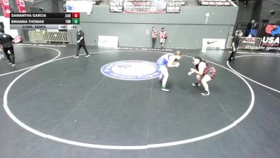 170 lbs Cons. Semis - Brianna Thomas, The Den Wrestling vs Samantha Garcia, James Logan High School Wrestling