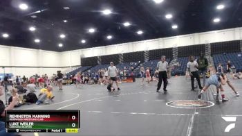 60-70 lbs Round 3 - Remington Manning, Rosewood Wrestling Club vs Luke Weiler, Carolina Reapers