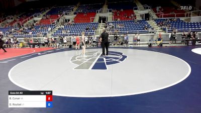 120 lbs Cons 64 #2 - Brandon Cynar, VA vs Grady Roybal, UT