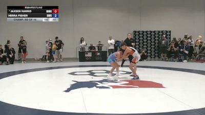 41 kg Champ. Rd Of 16 - Jaxsen Harris, Mid Valley Wrestling Club vs Herra Fisher, Savage House Wrestling Club