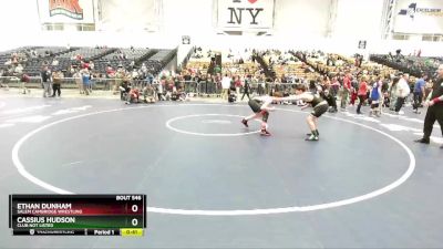 155 lbs Round 3 - Ethan Dunham, Salem Cambridge Wrestling vs Cassius Hudson, Club Not Listed