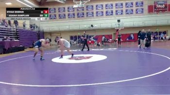 197 lbs 3rd Place Match - Ethan Ensrud, Linfield University vs Asaiah Kamplain, Corban University