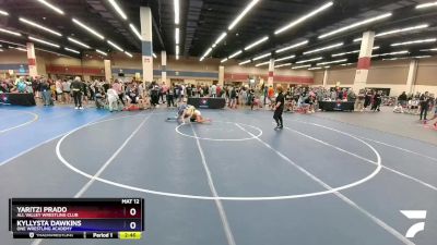 135 lbs Cons. Round 5 - Yaritzi Prado, All Valley Wrestling Club vs Kyllysta Dawkins, ONE Wrestling Academy