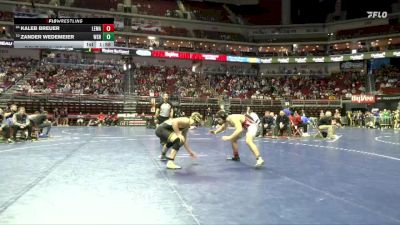 3A-190 lbs Cons. Round 2 - Zander Wedemeier, Waverly-Shell Rock vs Kaleb Breuer, LeMars