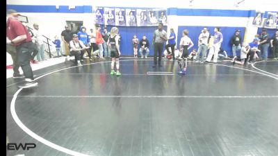 70 lbs Rr Rnd 2 - Zane Nelson, Owasso Takedown Club vs Clayton Merrell, Mannford Pirate Youth Wrestling