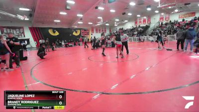 125 lbs Cons. Round 2 - Jaqueline Lopez, Rancho Verde vs Brandy Rodriguez, Diamond Bar