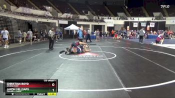 175 Varsity Semifinal - Jaxon Millsaps, Coahulla Creek vs Christian Boyd, Spanish Fort