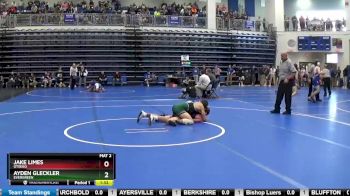 132 lbs Champ. Round 2 - Jake Limes, OTSEGO vs Ayden Gleckler, EVERGREEN