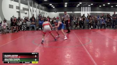 112 lbs Round 3 (8 Team) - Oliver Lester, Burnett Trained (OH) vs Brayden Mason, Dundee Wrestling (MI)