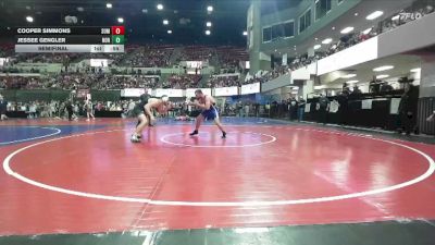 185 lbs Semifinal - Jessee Gengler, Palouse Elite Wrestling vs Cooper Simmons, Team Hybrid