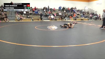 B-17 lbs Semifinal - Knox Morrison, Waverly Area Wrestling Club vs Kade Peska, Wrath