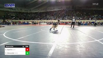 94 lbs Round Of 64 - Carlos Sparks, Cleveland Public Schools vs Corbin Alexander, Broken Arrow Junior High