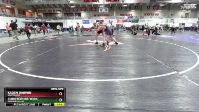 285 lbs Cons. Semi - Kaden Darwin, Unattached vs Christopher York, Missouri Valley