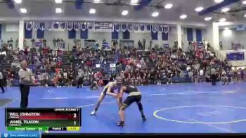 113 lbs Champ. Round 2 - Juniel Tuason, Franklin vs Will Johnston, FINDLAY