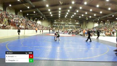 80 lbs Rr Rnd 1 - Rachel Arnold, The Storm Wrestling Center vs Chloe Chapple, Level Up Wrestling Center