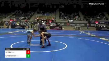 70 lbs Final - Brody Villa, Pomona Elite vs Cale Richardson, OK Wrestling Academy