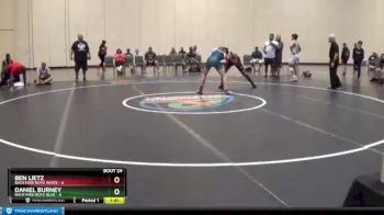 198 lbs Semis & 3rd Wb (16 Team) - Ben Lietz, Backyard Boyz White vs Daniel Burney, Backyard Boyz Blue